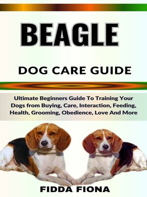 cover image of BEAGLE DOG CARE GUIDE
